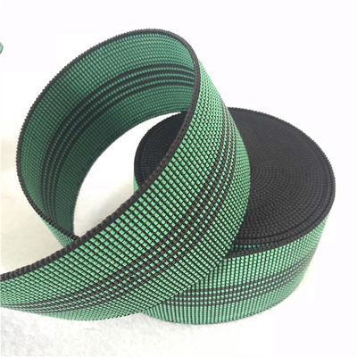 Κίνα Πλάτος 50mm πράσινο ελαστικό Ούγια με Ούγια PE 4 μαύρο γραμμών προμηθευτής