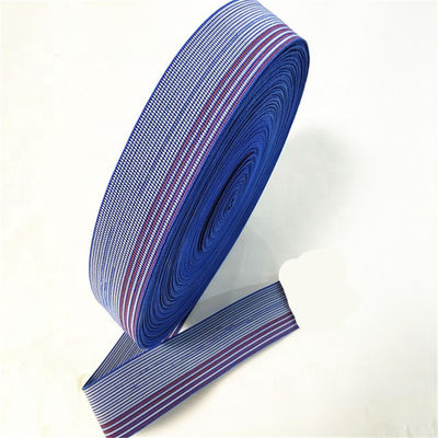 Κίνα ελαστικό Webbing καναπέδων ταπετσαριών 50mm/μπλε ελαστικά λουριά επίπλων προμηθευτής