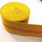 70mm κίτρινο Webbing ταπετσαριών χρώματος με καουτσούκ για την επιμήκυνση εδρών 20%-30% καναπέδων προμηθευτής