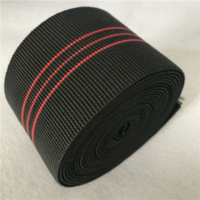 Κίνα Μαύρη Ούγια 50%-60% καναπέδων χρώματος ελαστική επιμήκυνση με τη χρήση κόκκινων γραμμών για το κάθισμα καναπέδων προμηθευτής