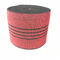 3 ελαστικό Ούγια 70mm κόκκινη καναπέδων ίντσας επιμήκυνση 50%-60% πλάτους με τις μαύρες γραμμές προμηθευτής